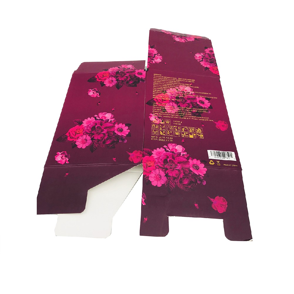 粉色香薰蜡烛包装盒