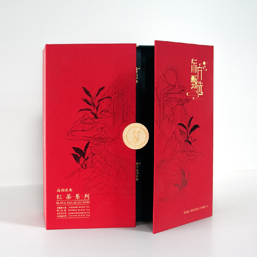 红色玫瑰金东方甄选高山流水红茶系列