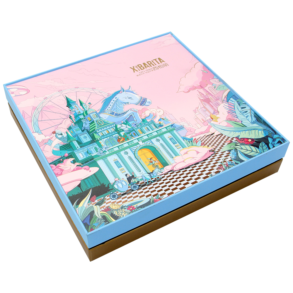 Siberian sky cover mooncake box