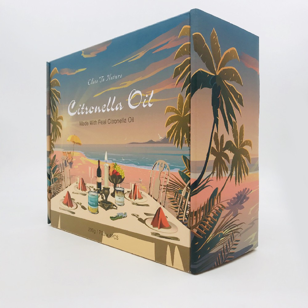 Scented candle gift box airplane box