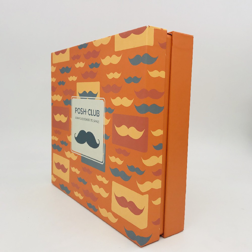Shaving razor book-shaped flip-top gift box