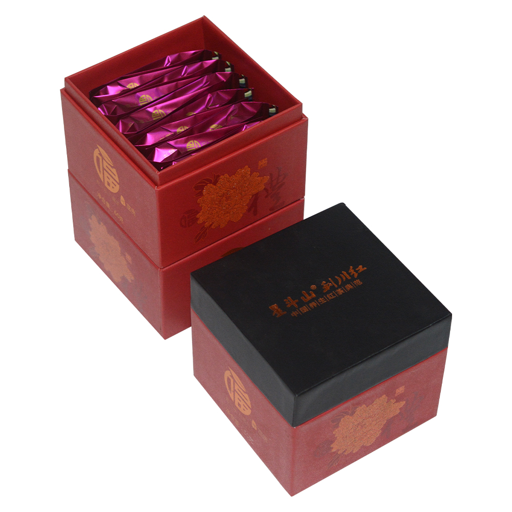 三层天地盖茶叶盒