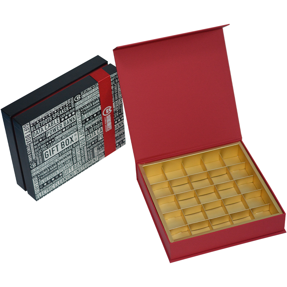 Chocolate hinged gift box