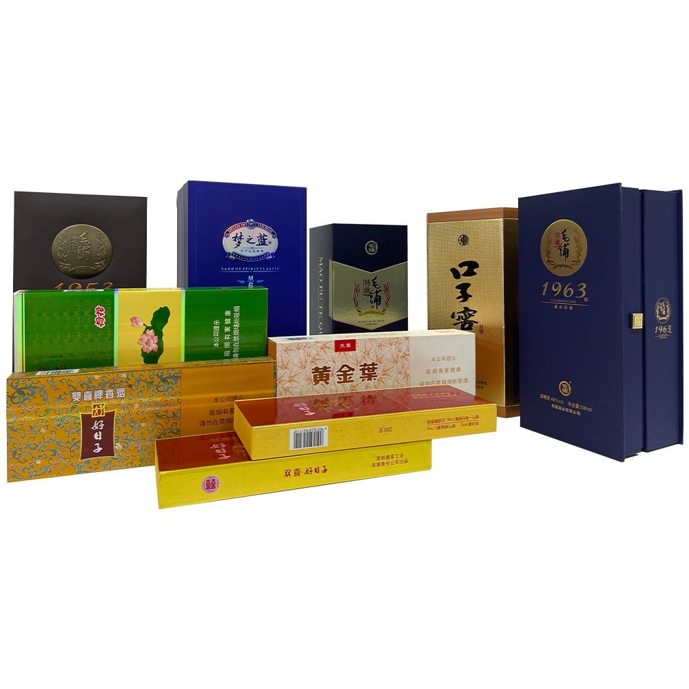 Liquor and cigarettes gift box