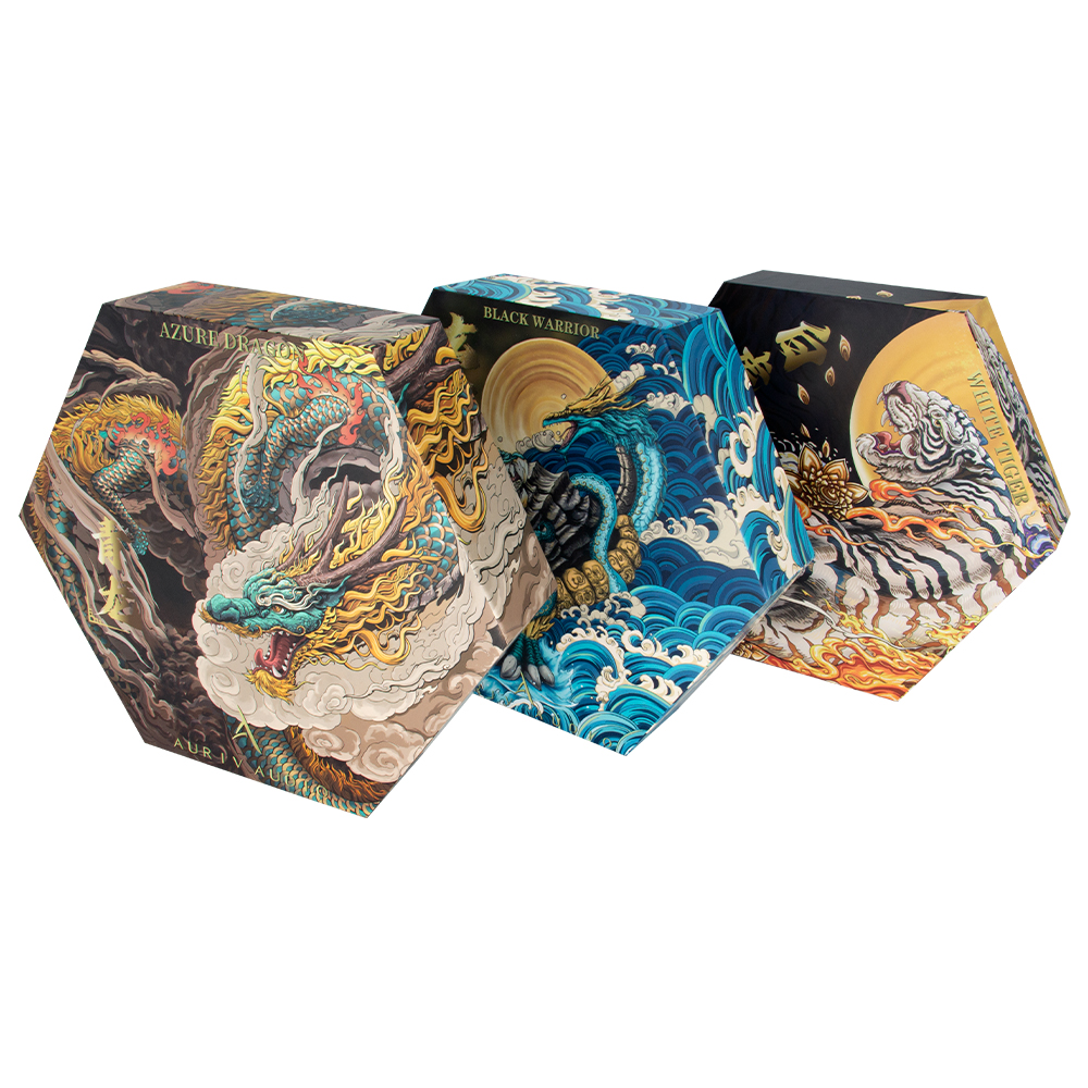 六角形耳机天地盒