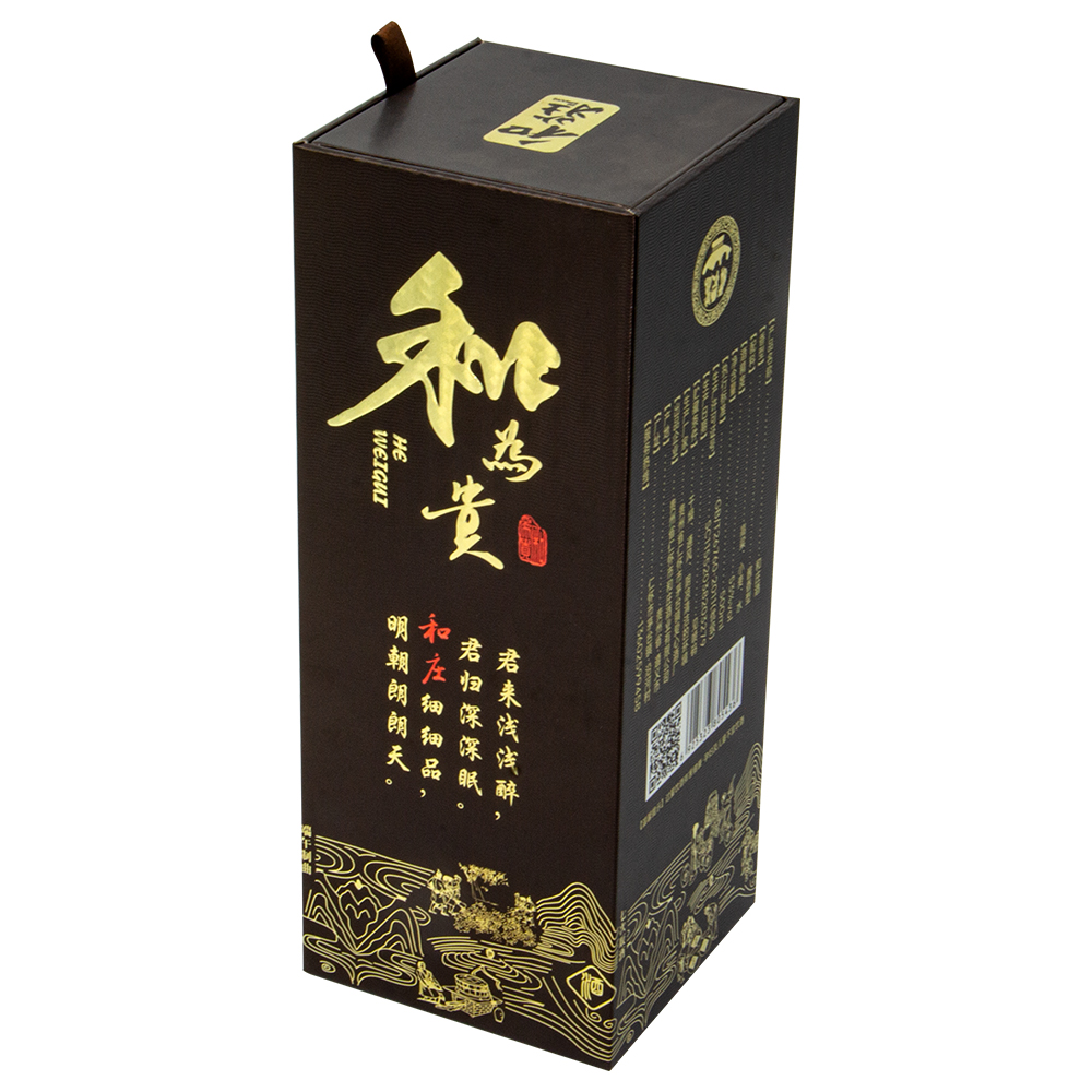 Liquor packaging box